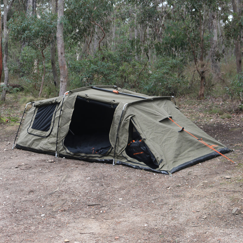 Load image into Gallery viewer, dirty dee swag setup with awning poles