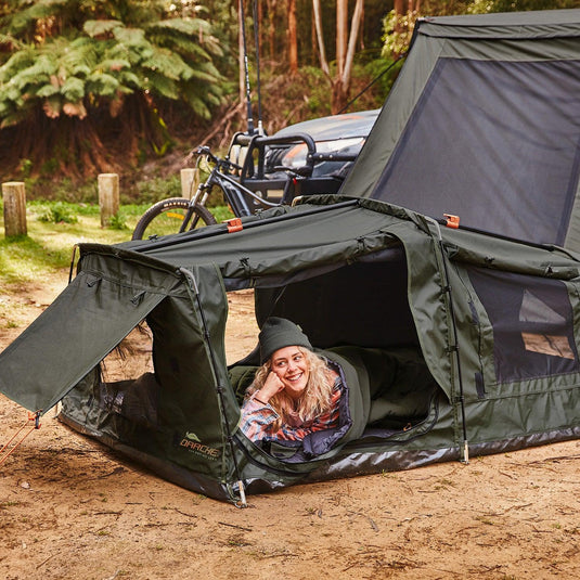 The history of the camping swag
