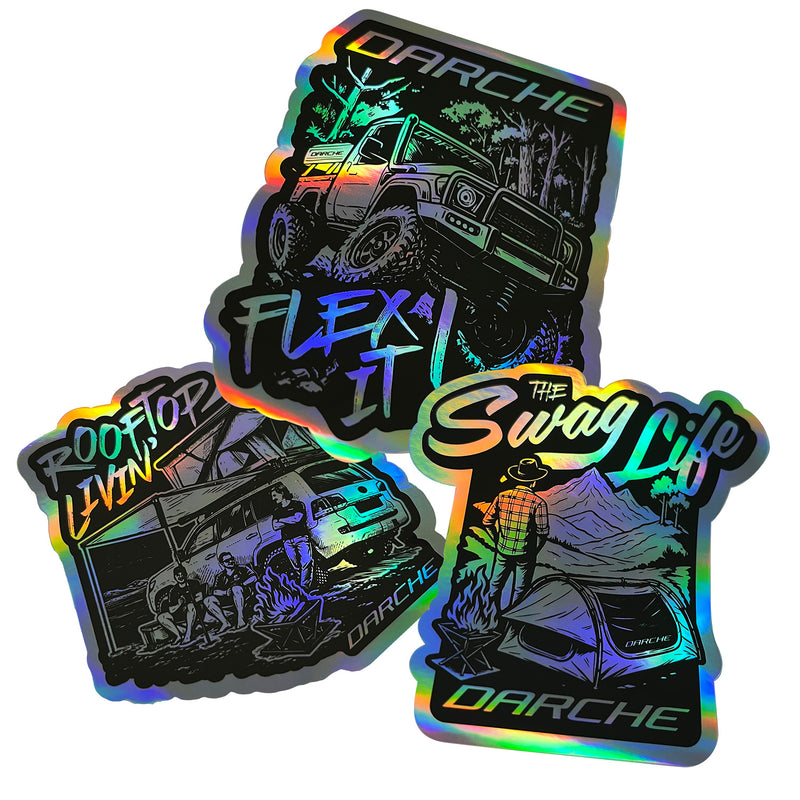 Load image into Gallery viewer, DARCHE HOLOGRAPHIC STICKER SET
