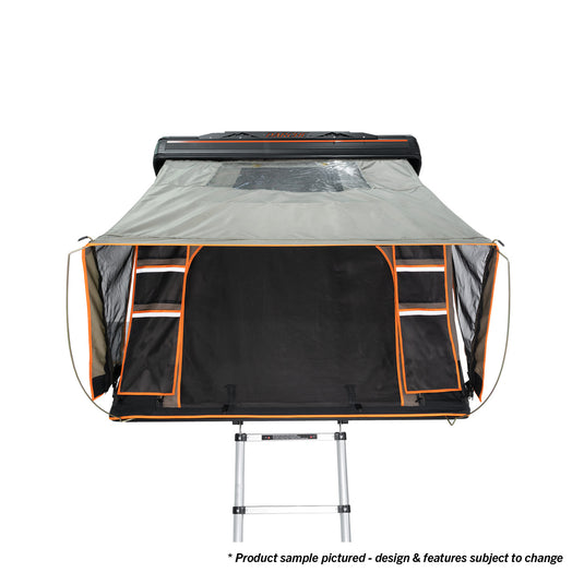 front of double dee rooftop tent