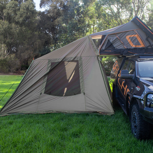 Double roof top tent best sale